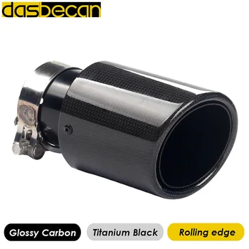 Dasbecan Glossy Carbon Rolling Edge Titanium Black Car AK Tail Exhaust Pipes Modification Nozzle Tail Muffler End Tips Universal
Dasbecan Glossy Carbon Rolling Edge Titanium Black Car AK Tail Exhaust Pipes Modification Nozzle Tail Muffler End Tips Universal
