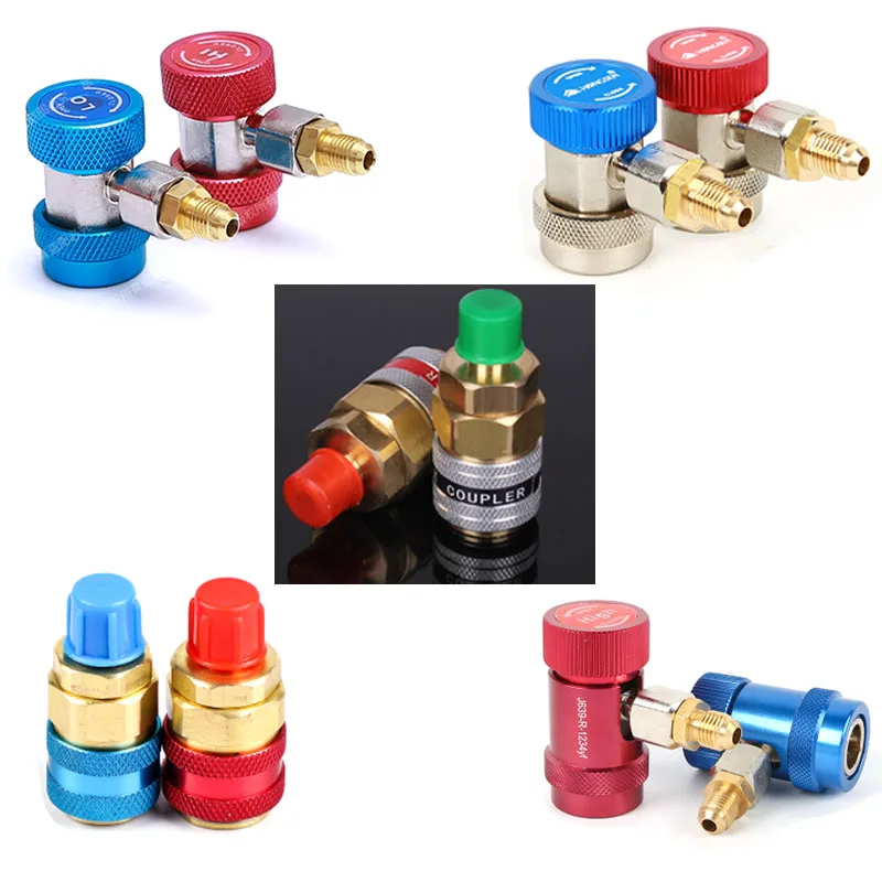 1PC Car R134A A/C Air Conditioner Adjustable/Non-adjustable Quick Connector Coupler High Low Pressure Adapter Car Accessories
1PC Car R134A A/C Air Conditioner Adjustable/Non-adjustable Quick Connector Coupler High Low Pressure Adapter Car Accessories