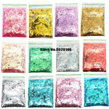 50g/bag MIX 1mm,2mm,3mm, Nail Glitter Powder Hexagon Shape 25Colors Nail Art Powder Glitters For Chunky Glitter Powder Sequins
50g/bag MIX 1mm,2mm,3mm, Nail Glitter Powder Hexagon Shape 25Colors Nail Art Powder Glitters For Chunky Glitter Powder Sequins