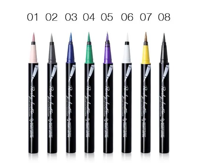 Makeup Brand Music Flower Color Eyeliner Liquid Pen Waterproof Not blooming 8colors can choose 12pcs/lot
Makeup Brand Music Flower Color Eyeliner Liquid Pen Waterproof Not blooming 8colors can choose 12pcs/lot