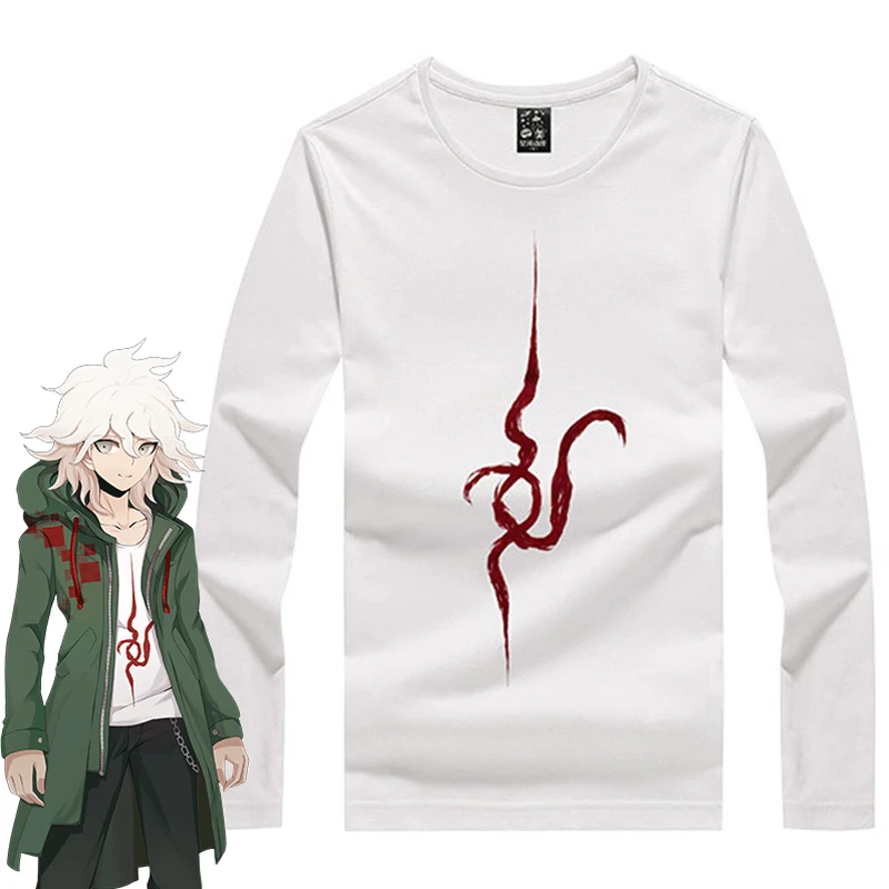 Anime Super Danganronpa 2 Nagito Komaeda Cosplay T-Shirt Dangan Ronpa Summer Casual Cotton Men Women Tops Tee Shirts Costumes
Anime Super Danganronpa 2 Nagito Komaeda Cosplay T-Shirt Dangan Ronpa Summer Casual Cotton Men Women Tops Tee Shirts Costumes