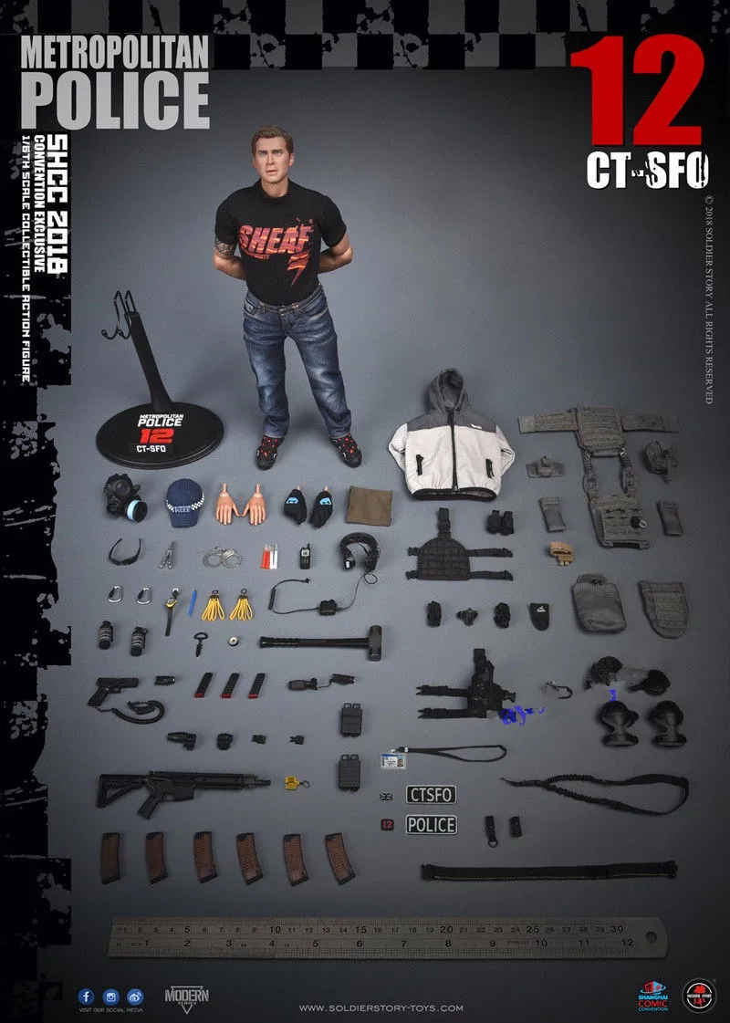 2018 SHCC SS112 Soldier Story 1/6 CONVENTION EXCLUSIVE CT-SFO Figure Action New
2018 SHCC SS112 Soldier Story 1/6 CONVENTION EXCLUSIVE CT-SFO Figure Action New