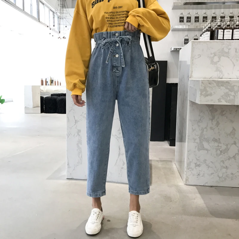 womens jeans femme 2019 nouveau Autumn Winter jean Slim High waist Loose Straight pants women black blue ladies mom jeans Korean
womens jeans femme 2019 nouveau Autumn Winter jean Slim High waist Loose Straight pants women black blue ladies mom jeans Korean