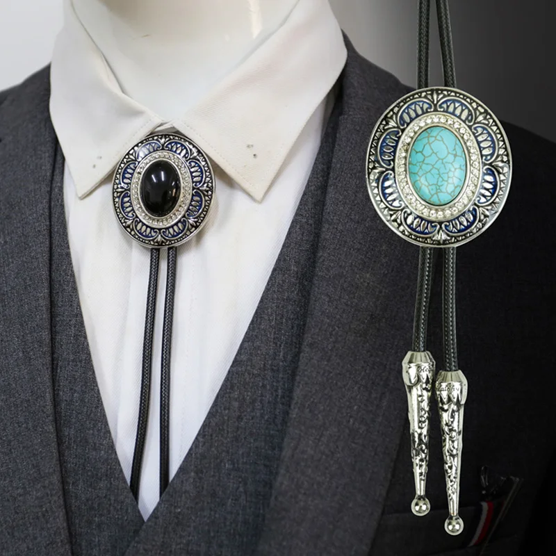 European and American Collar Rope Poirot BOLO TIE Rhinestone Geometric Bow Lapel Necklace Male Adjustable Accessory XXG5807
European and American Collar Rope Poirot BOLO TIE Rhinestone Geometric Bow Lapel Necklace Male Adjustable Accessory XXG5807