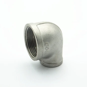 1" BSP Female x 3/8" BSP Female 90 Degree Elbow 304 Stainless Steel Threaded Reducer Pipe Fitting Connector For Water Oil Air
1" BSP Female x 3/8" BSP Female 90 Degree Elbow 304 Stainless Steel Threaded Reducer Pipe Fitting Connector For Water Oil Air