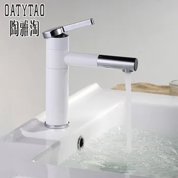 Classic Swivel Kitchen Faucet Brass Ceramic White Color Basin Faucets Single Handle Hole Deck Mounted Sink Mixer Tap HY-61-501
Classic Swivel Kitchen Faucet Brass Ceramic White Color Basin Faucets Single Handle Hole Deck Mounted Sink Mixer Tap HY-61-501