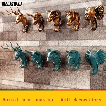 Meijswxj 3D Resin Wall hooks DIY Vintage Deer Head Animal head Clothing Display Racks Hook Coat Hanger Cap Wall Home decorations
Meijswxj 3D Resin Wall hooks DIY Vintage Deer Head Animal head Clothing Display Racks Hook Coat Hanger Cap Wall Home decorations