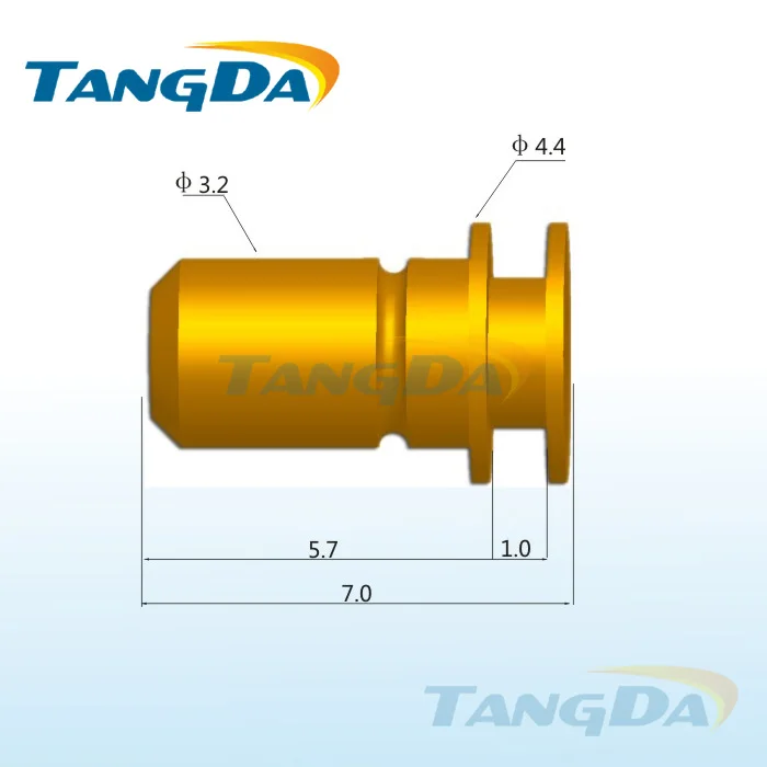 Tangda pogo pin connector DHL/EMS D4.4*7.0mm 2A large current Electronic cigarette special Spring electrode Spring thimble
Tangda pogo pin connector DHL/EMS D4.4*7.0mm 2A large current Electronic cigarette special Spring electrode Spring thimble