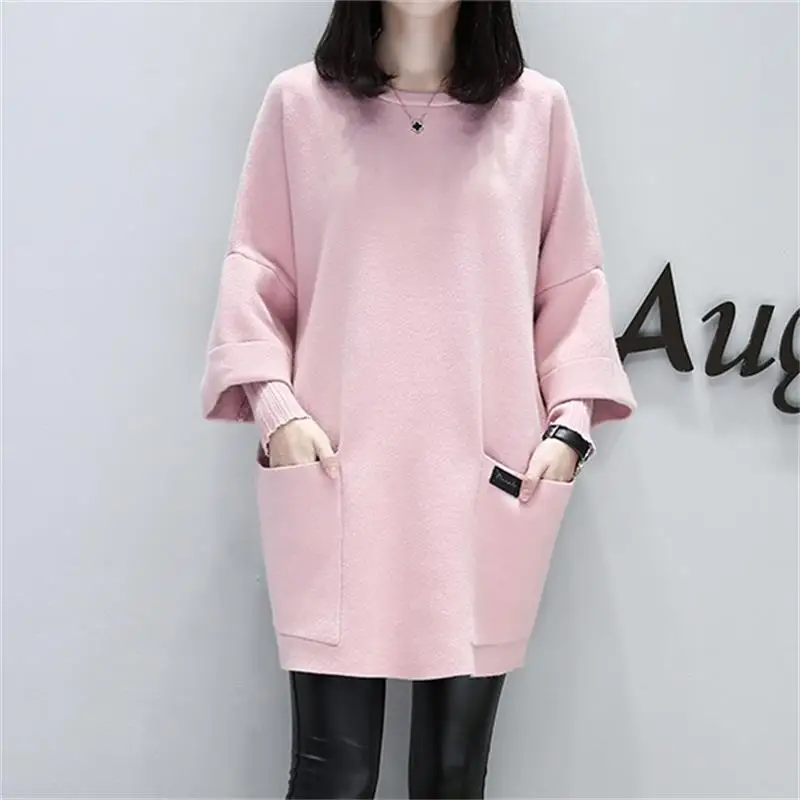 Harajuku t shirt Women tshirt long Sleeve slim Tops O-Neck pocket T-Shirt Casual BF style Tee korean clothes Mori Girl Plus Size 
Harajuku t shirt Women tshirt long Sleeve slim Tops O-Neck pocket T-Shirt Casual BF style Tee korean clothes Mori Girl Plus Size
