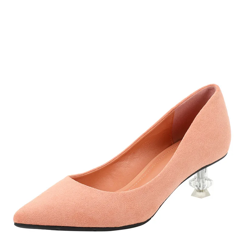 Suede Face Work Shallow Top Fashion Women's Shoes, Single Shoes, Women's New Fashion Crystal heel 2019 block heel shoes
Suede Face Work Shallow Top Fashion Women's Shoes, Single Shoes, Women's New Fashion Crystal heel 2019 block heel shoes