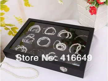 Free shipping Wholesale 24Grid Square Black wood velvet jewelry display box,Necklace/Bracelet/ Watches Display Storage Box Case
Free shipping Wholesale 24Grid Square Black wood velvet jewelry display box,Necklace/Bracelet/ Watches Display Storage Box Case