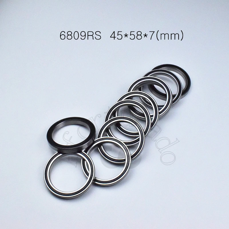 6809RS 45*58*7(mm) 1piece bearing ABEC-5 6809 6809RS chrome steel rubber sealed bearing Thin wall bearings
6809RS 45*58*7(mm) 1piece bearing ABEC-5 6809 6809RS chrome steel rubber sealed bearing Thin wall bearings