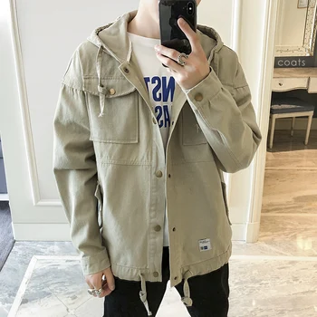 Jackets Male Caps New Spring Autumn Coats Youth Casual Slim Fit OuterWear MWC Fashion MOOWNUC Men Student pockets Solid color
Jackets Male Caps New Spring Autumn Coats Youth Casual Slim Fit OuterWear MWC Fashion MOOWNUC Men Student pockets Solid color