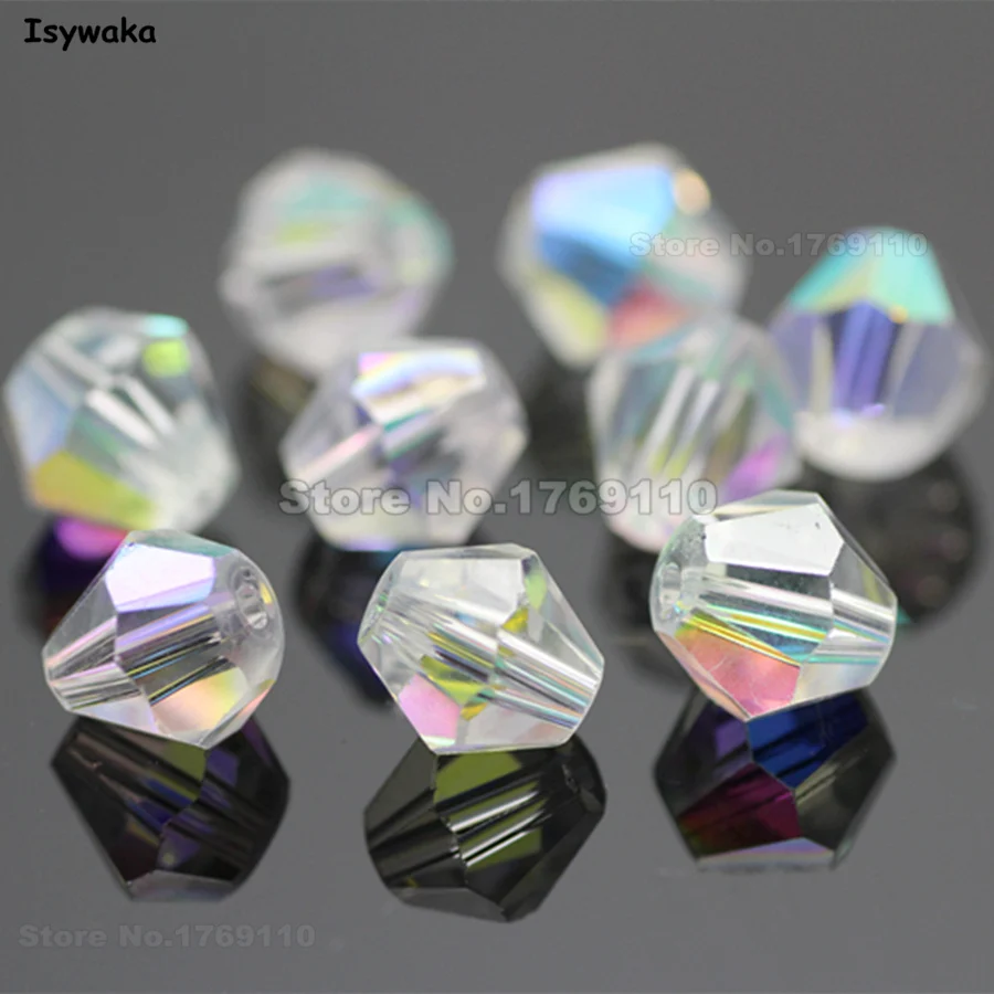 Isywaka 38pcs White AB Color 8mm Bicone Austria Crystal Beads charm Glass Beads Loose Spacer Bead for DIY Jewelry Making
Isywaka 38pcs White AB Color 8mm Bicone Austria Crystal Beads charm Glass Beads Loose Spacer Bead for DIY Jewelry Making