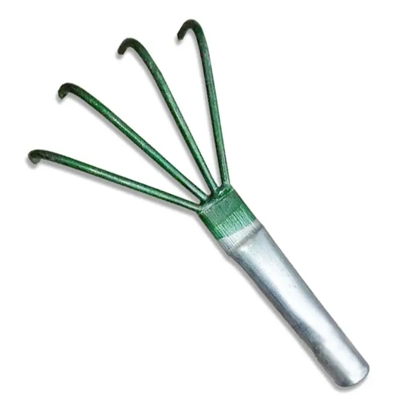 Agricultural Carbon Steel Four-toothed Tines Rake Small Handle Peanut Lawn Leaf Tweezers Garden Tools
Agricultural Carbon Steel Four-toothed Tines Rake Small Handle Peanut Lawn Leaf Tweezers Garden Tools