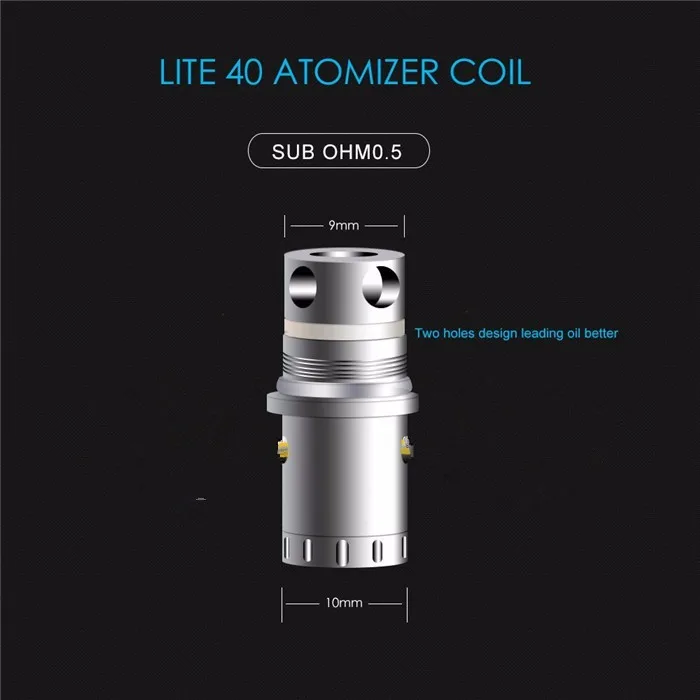 Original Jomotech Lite 40w E-cigarette Box Mod 40w With 5ml Glass Tank Electronic Cigarette Vape Pen Starter Kits ECig Mod Kit
