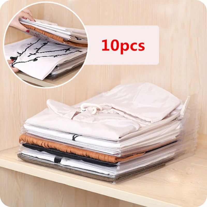Simple 10PC Practical Clothes Organizer Fast Fold Board Cabinet Creative Travel Backpack Suitcase T-shirt File Storage Holders
Simple 10PC Practical Clothes Organizer Fast Fold Board Cabinet Creative Travel Backpack Suitcase T-shirt File Storage Holders