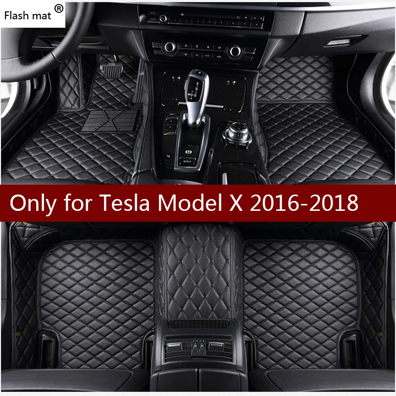 Flash mat leather car floor mats for Tesla Model X 2016 2017 2018 Custom foot Pads automobile carpet car covers
Flash mat leather car floor mats for Tesla Model X 2016 2017 2018 Custom foot Pads automobile carpet car covers