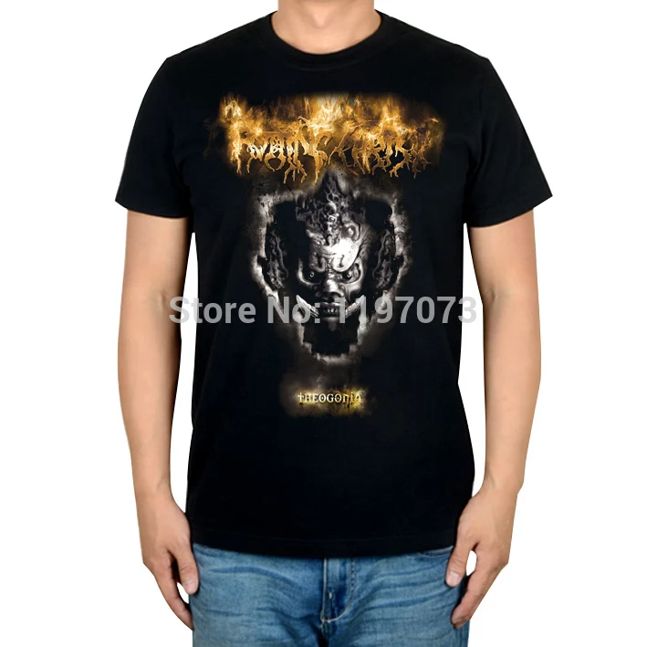 Bloodhoof Theogonia Rotting Christ Cover Men's Black Metal Melodic Black Metal Cotton T-Shirt Asian Size
Bloodhoof Theogonia Rotting Christ Cover Men's Black Metal Melodic Black Metal Cotton T-Shirt Asian Size