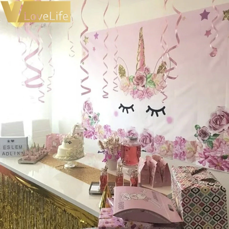 Unicorn Party Flower Birthday Baby Newborn Photography Backgrounds Customized Photographic Backdrops For Photo Studio 150x210cm
Unicorn Party Flower Birthday Baby Newborn Photography Backgrounds Customized Photographic Backdrops For Photo Studio 150x210cm