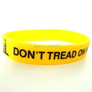300pcs Don't tread on me wristband silicone bracelets free shipping by DHL express
300pcs Don't tread on me wristband silicone bracelets free shipping by DHL express