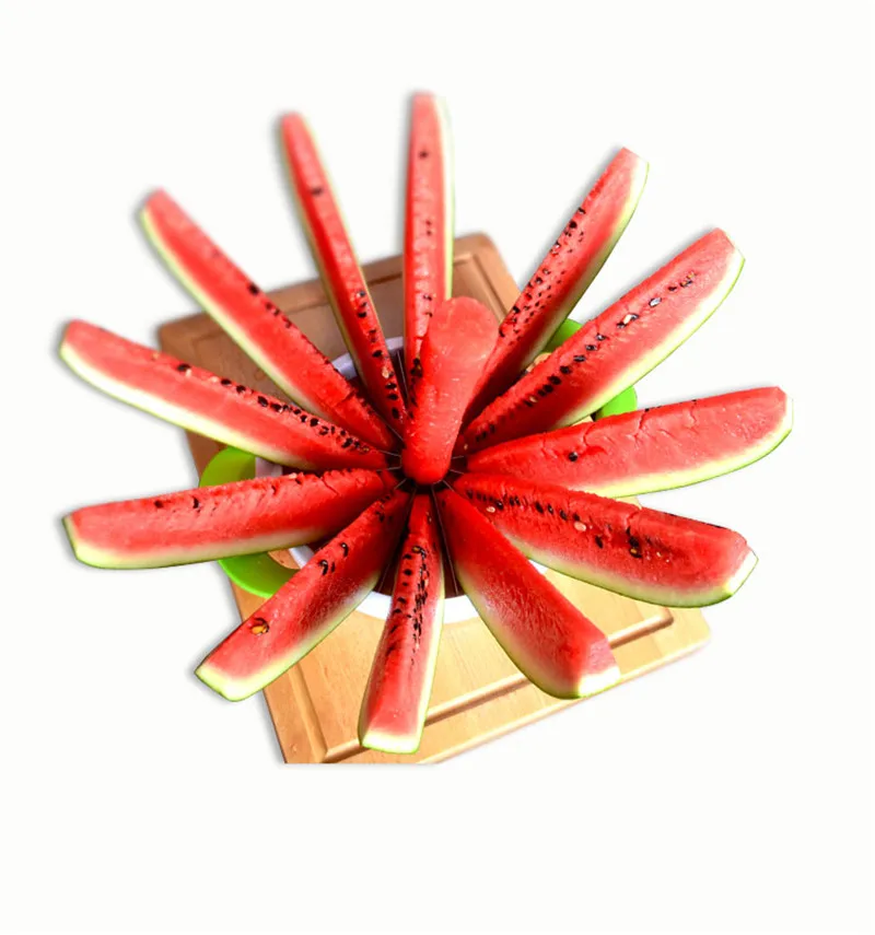 Fantastic Faster Watermelon Slicer Stainless Steel Cantaloupe Slicer Melon Cutter Fruit Divider Cutter Tools Kitchen Gadgets8