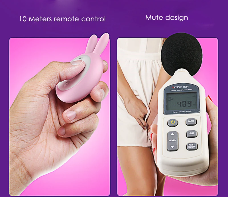 Remote-control butterfly strap-on vibrator