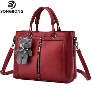 YONGBONG Bolsas Femininas Couro Pu Leather Handbags Designers Famous Brands Zipper Women Shoulder Bag Ladies Handbags Sac Femme
YONGBONG Bolsas Femininas Couro Pu Leather Handbags Designers Famous Brands Zipper Women Shoulder Bag Ladies Handbags Sac Femme