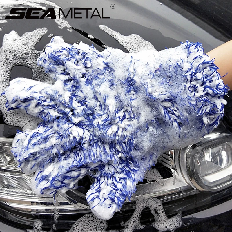 Car Wash Gloves Auto Plush Detailing Clean Gloves Wet Dry Cleaning Window Washing Exterior Care Cleaner Glove Washer Accessories
Car Wash Gloves Auto Plush Detailing Clean Gloves Wet Dry Cleaning Window Washing Exterior Care Cleaner Glove Washer Accessories