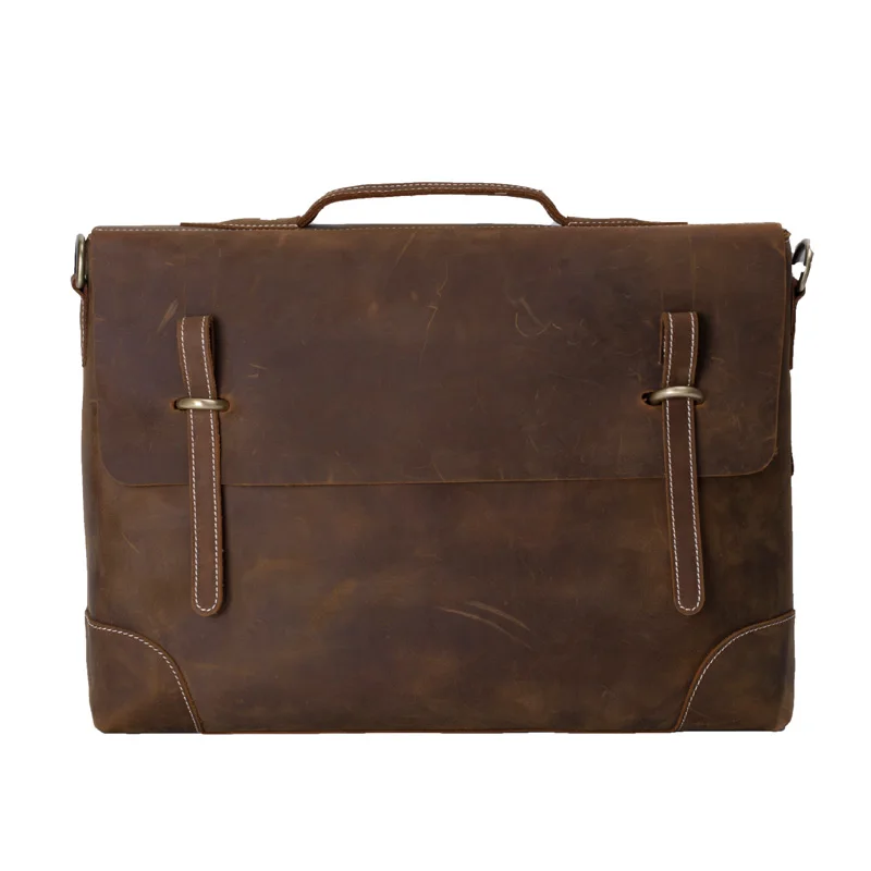 ROCKCOW Crazy Horse Leather Briefcase, Messenger Bag, Laptop Bag, Business Men's Bag 0341 
ROCKCOW Crazy Horse Leather Briefcase, Messenger Bag, Laptop Bag, Business Men's Bag 0341