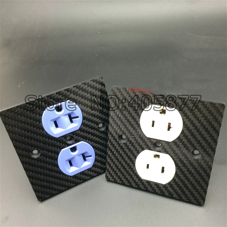 Viborg power Duplex Receptacle Copper Carbon Fiber Outlet HIFI Socket Viborg power Duplex Receptacle Copper Carbon Fiber Outlet HIFI Socket<br><br>Aliexpress