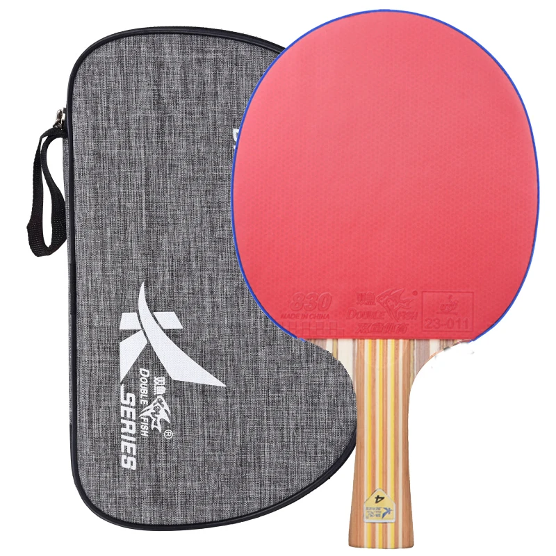 New Double Fish 7 layers Carbon Fiber Table Tennis Racket Pingpong Paddles Racquet Bat DK4 Flared Handle With Polish Texture Bag
New Double Fish 7 layers Carbon Fiber Table Tennis Racket Pingpong Paddles Racquet Bat DK4 Flared Handle With Polish Texture Bag
