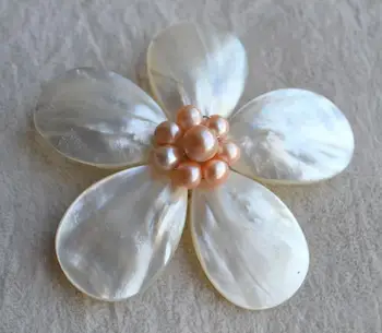 Elegant Flower Girl Gift Brooch,Pink Real Freshwater Pearl White Shell Flower Brooch,Wedding Party Girlfriend Gift Jewelry
Elegant Flower Girl Gift Brooch,Pink Real Freshwater Pearl White Shell Flower Brooch,Wedding Party Girlfriend Gift Jewelry