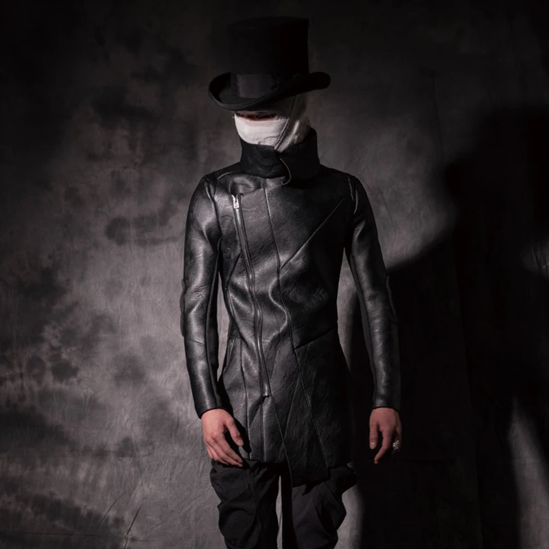 S-4XL 2017 Men turn-down collar medium-long slim leather clothing fashion personalized fur one piece plus velvet singer costumes
S-4XL 2017 Men turn-down collar medium-long slim leather clothing fashion personalized fur one piece plus velvet singer costumes