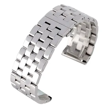 High Quality Silver Stainless Steel Watchband 24/26mm Fashion Luxury Bracelet Push Button Replacement
High Quality Silver Stainless Steel Watchband 24/26mm Fashion Luxury Bracelet Push Button Replacement