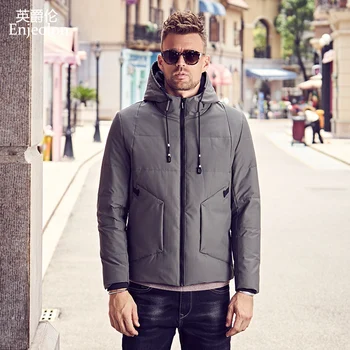 Enjeolon Brand Winter Thick Winter Hoodies Down Jacket Men Solid Hooded Parka Coat t Male Warm Parka coat 3XL Down Parka YR2703
Enjeolon Brand Winter Thick Winter Hoodies Down Jacket Men Solid Hooded Parka Coat t Male Warm Parka coat 3XL Down Parka YR2703