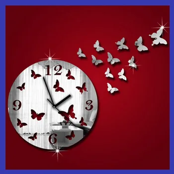 Butterfly wall clock Wall Sticker Butterfly Fantasy fashion Creative Round Art Acrylic clock
Butterfly wall clock Wall Sticker Butterfly Fantasy fashion Creative Round Art Acrylic clock