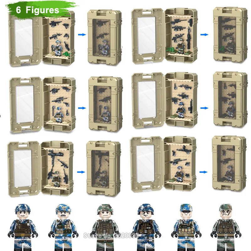 military Show Building Blocks Weapons library Toy box Ww2 army Special forces Figure Gift for children Christmas with legoinglys
military Show Building Blocks Weapons library Toy box Ww2 army Special forces Figure Gift for children Christmas with legoinglys