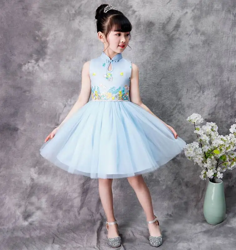 Princess Dress for Girls Embroidered sleeveless fluffy gauze Birthday Wedding Party Dress Children Clothing 3-12T A6632
Princess Dress for Girls Embroidered sleeveless fluffy gauze Birthday Wedding Party Dress Children Clothing 3-12T A6632