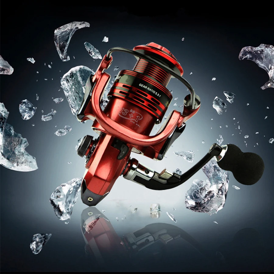 XF5000 13+1BB 5.5:1 Metal Spinning Wheel Fishing Reel Carp Fishing Rocker Swivel SaltWater Fresh Water Casting Angling Tool
XF5000 13+1BB 5.5:1 Metal Spinning Wheel Fishing Reel Carp Fishing Rocker Swivel SaltWater Fresh Water Casting Angling Tool