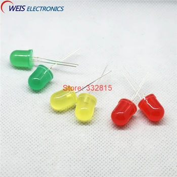 30PCS F10 10MM RED + GREEN + Yellow each 10pcs DIP-2 long legs 20mA LED light emitting diode Free Shipping
30PCS F10 10MM RED + GREEN + Yellow each 10pcs DIP-2 long legs 20mA LED light emitting diode Free Shipping