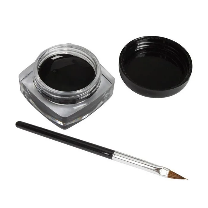1xMini Eyeliner Gel Cream With Brush Makeup Cosmetic Black Waterproof Eye Liner combinaciones raso eye liner waterproof couleur
1xMini Eyeliner Gel Cream With Brush Makeup Cosmetic Black Waterproof Eye Liner combinaciones raso eye liner waterproof couleur