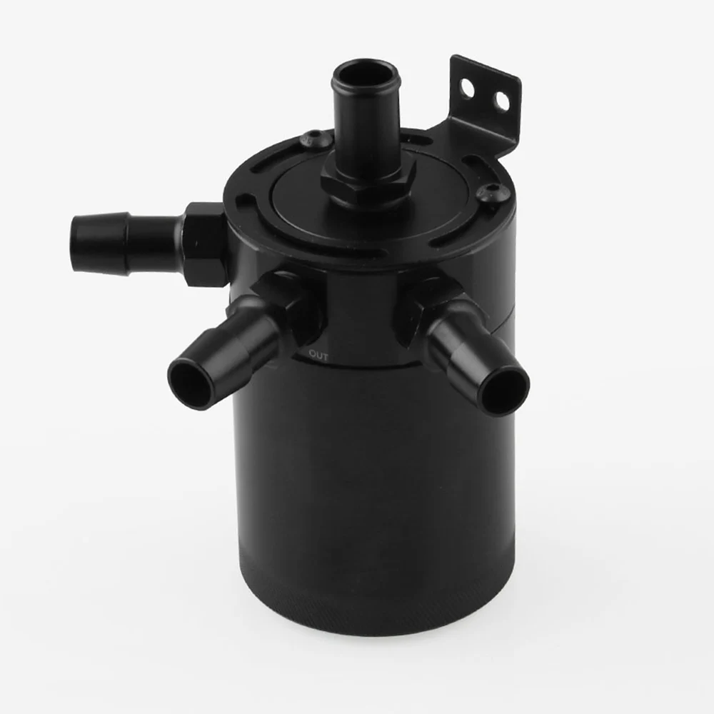 Universal Racing Baffled 3-port Oil Catch Can Tank Three-hole Ventilating Machine Oil Pot Air Oil Separator Black OCC034+OCC039
Universal Racing Baffled 3-port Oil Catch Can Tank Three-hole Ventilating Machine Oil Pot Air Oil Separator Black OCC034+OCC039