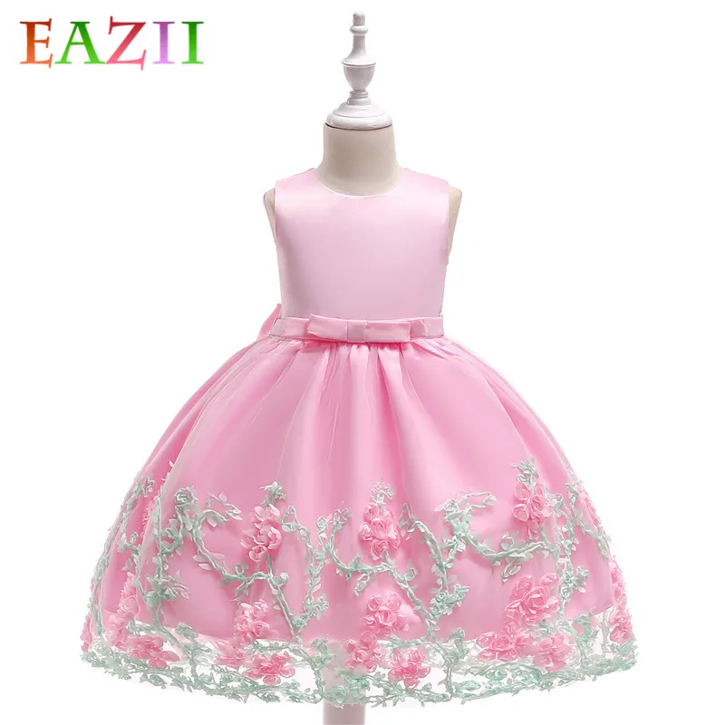 EAZII Summer dress Formal Evening Wedding Gown Princess Dress Flower Girls Sleeveless Kids Party Dress For Girl Clothes
EAZII Summer dress Formal Evening Wedding Gown Princess Dress Flower Girls Sleeveless Kids Party Dress For Girl Clothes