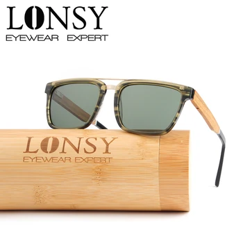 LONSY New Fashion Acetate Sunglasses Women Brand Designer Twin-Beam Mirror Lens Wood Sun Glasses oculos de sol feminino LS6004
LONSY New Fashion Acetate Sunglasses Women Brand Designer Twin-Beam Mirror Lens Wood Sun Glasses oculos de sol feminino LS6004
