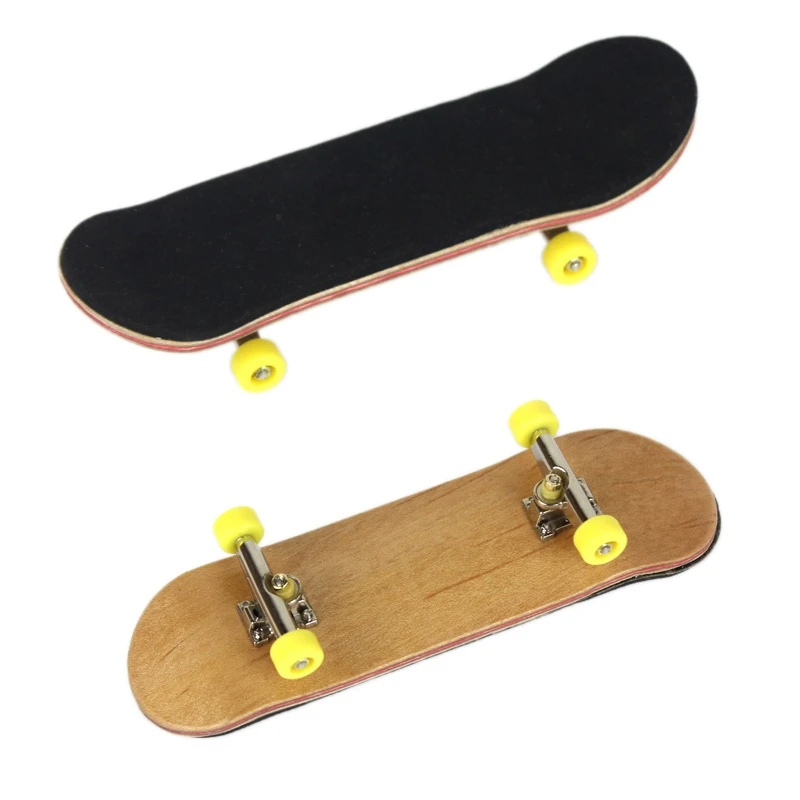 Professional Type Bearing Wheels Skid Pad Maple Wood Finger Skateboard Alloy Stent Bearing Wheel Fingerboard Novelty Kids Toys
Professional Type Bearing Wheels Skid Pad Maple Wood Finger Skateboard Alloy Stent Bearing Wheel Fingerboard Novelty Kids Toys