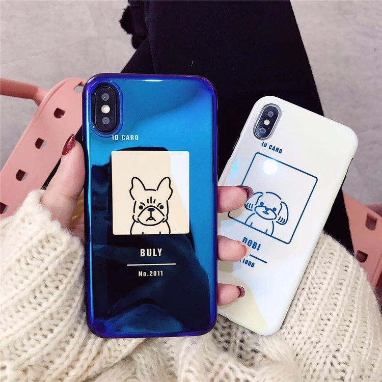 Hepu for Apple iphone X cute dog Blu-ray fighting bucket iphone6s / 8 mobile phone shell 6p / 7plus soft shell
Hepu for Apple iphone X cute dog Blu-ray fighting bucket iphone6s / 8 mobile phone shell 6p / 7plus soft shell