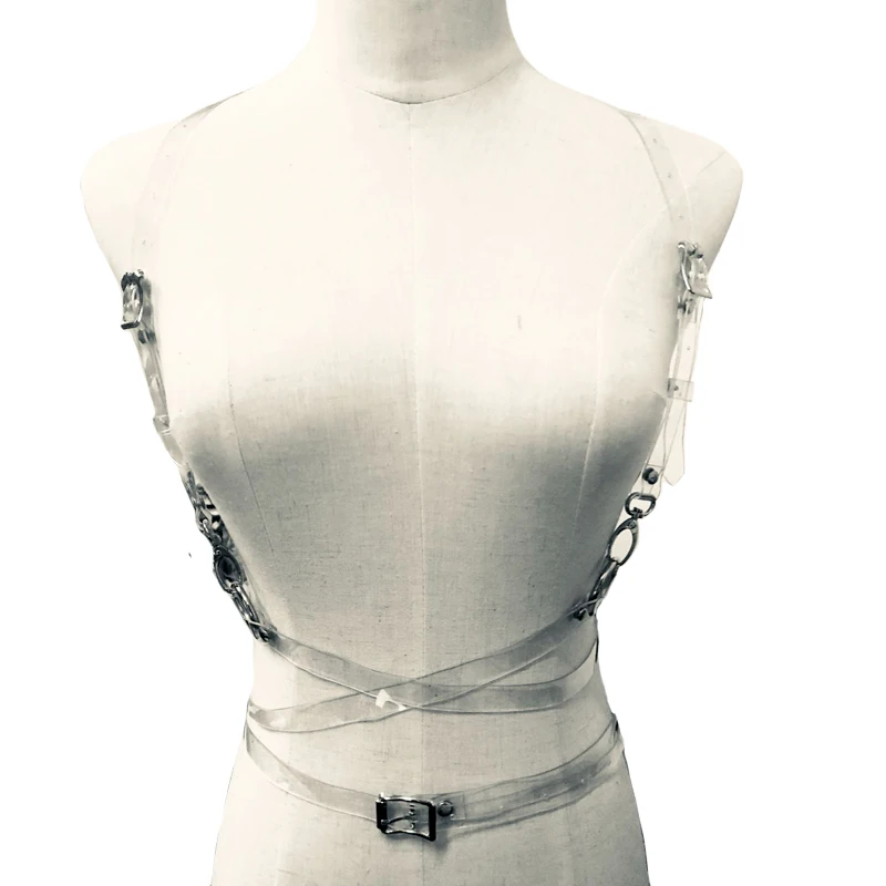 Fashion sexy Harajuku O-ring Body Garters transpare PVC leather Bondage Cage Sculpting Harness Waist Belt Straps Suspenders Belt
Fashion sexy Harajuku O-ring Body Garters transpare PVC leather Bondage Cage Sculpting Harness Waist Belt Straps Suspenders Belt