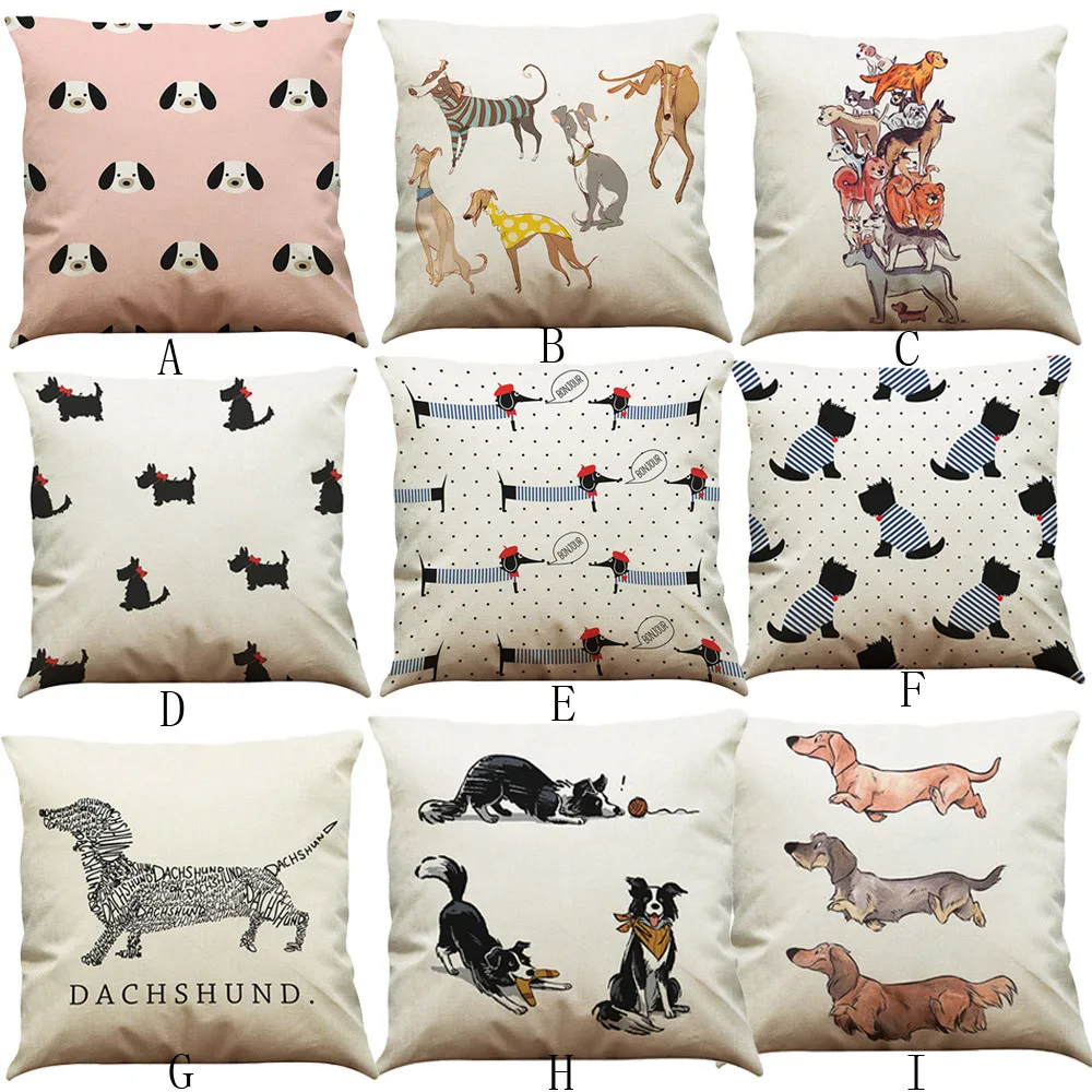 Dachshund Pillow Cover Cute Dog Cushion Covers Vintage Dog Cat Pillow Cases for Car Sofa Home Decoration Pillowcase
Dachshund Pillow Cover Cute Dog Cushion Covers Vintage Dog Cat Pillow Cases for Car Sofa Home Decoration Pillowcase