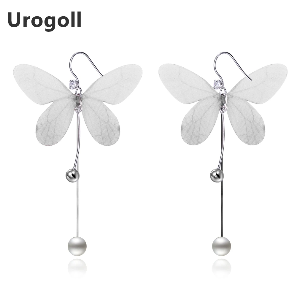 Noble New Fashion Pink&White Lace Butterfly Dangle Earring Long Double Line Pearl Earrings 925 Sterling Silver Jewelry
Noble New Fashion Pink&White Lace Butterfly Dangle Earring Long Double Line Pearl Earrings 925 Sterling Silver Jewelry